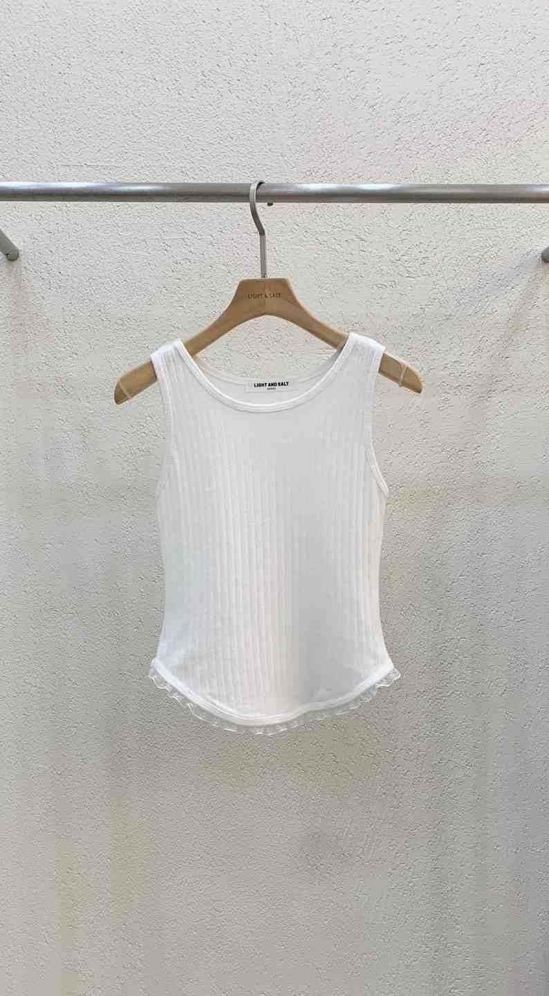 LIGHT AND SALT韓國直郵㊣女士新款25春夏休閑熱賣吊帶背心LIGHT AND SALT吊帶/背心