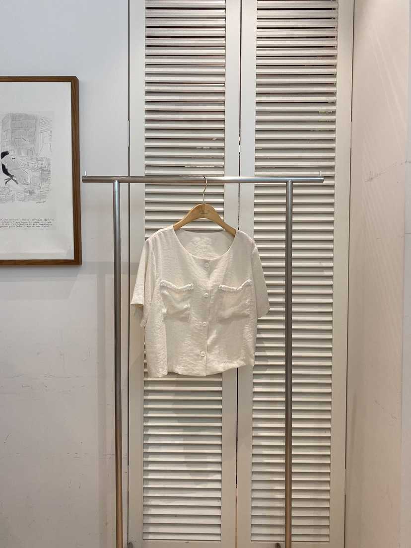 FAVE-L東大門㊣直郵女士新品休閑25春夏時尚職業襯衫蕾絲衫FAVE-L襯衫/蕾絲衫