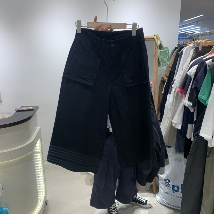 BLOOM韓國直郵㊣女裝新品人氣熱賣25春夏職業真品時尚短褲口袋BLOOM-S短褲
