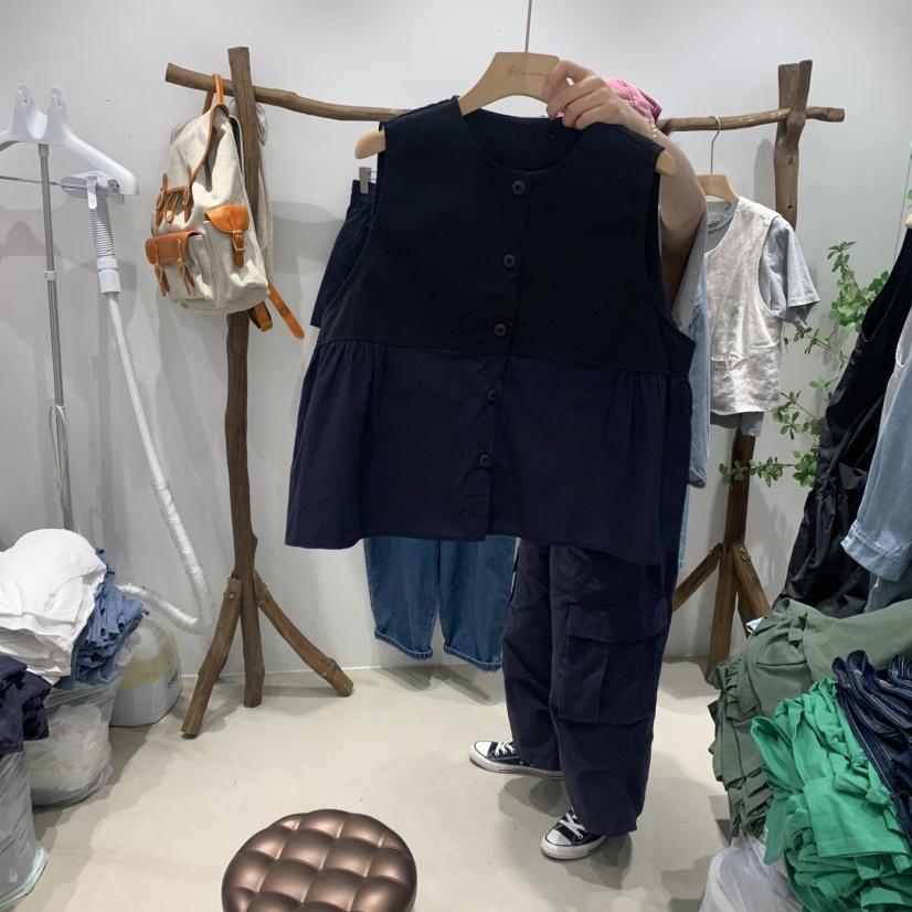 BLOOM韓國代購㊣女士新品人氣職業休閑真品推薦熱賣25春夏馬甲BLOOM-S馬甲