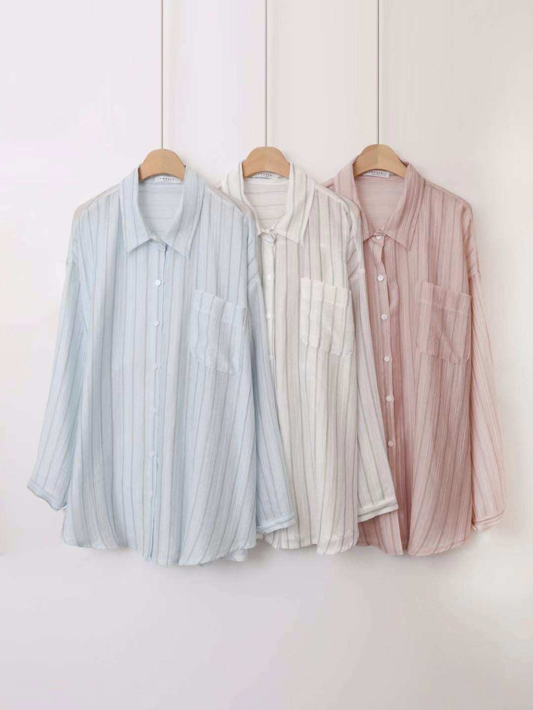 LOVELY東大門㊣直郵女士新品熱賣25春夏休閑時尚襯衫蕾絲衫LOVELY襯衫/蕾絲衫
