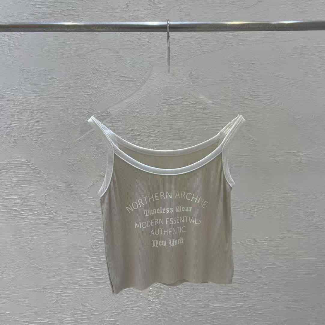 AUTHENTIC-OT東大門㊣實拍女裝新品休閑人氣職業吊帶背心短款AUTHENTIC吊帶/背心