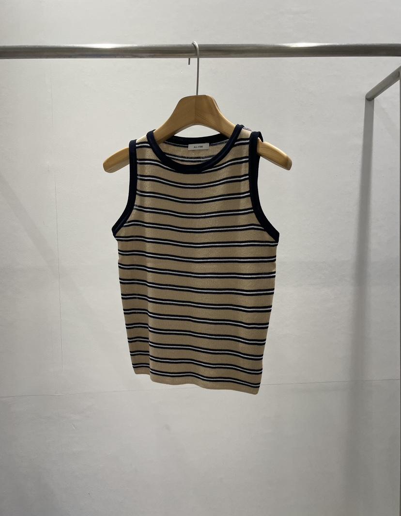 ALLVIBE韓國代購㊣女裝新品25春夏人氣休閑推薦職業吊帶背心ALLVIBE吊帶/背心
