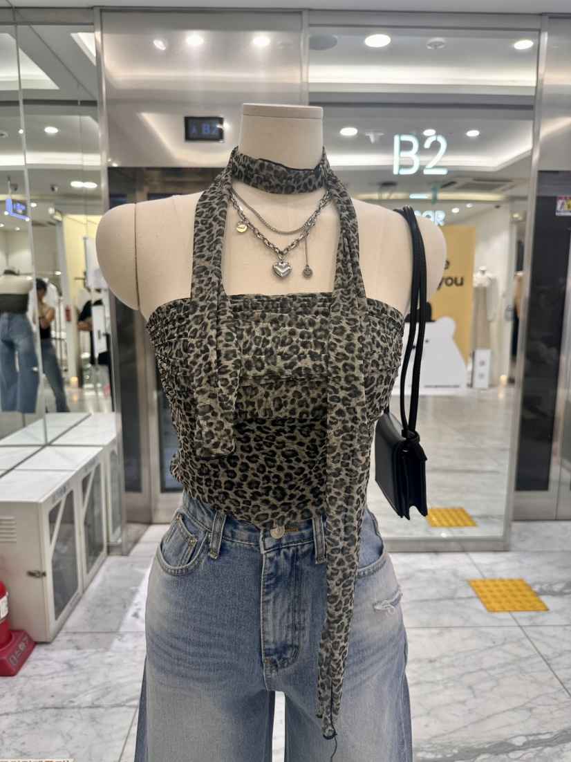 KIFF東大門㊣實拍女裝新款休閑人氣真品25春夏吊帶背心含脖帶KIFF吊帶/背心