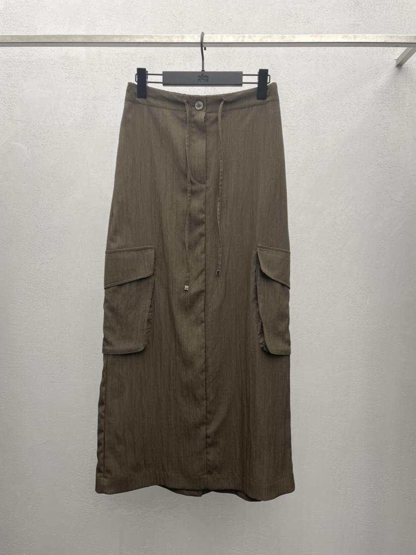 KARE/WEREPIECE韓國代購㊣女士新品25春夏熱賣真品長裙褶皺KARE/WEREPIECE長裙