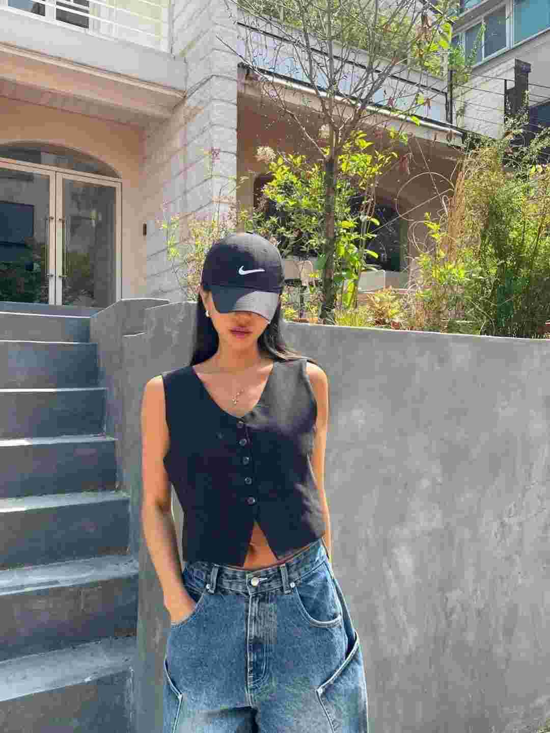 CIRCLE-써클-T東大門㊣代購女裝新款25春夏人氣職業休閑馬甲CIRCLE馬甲