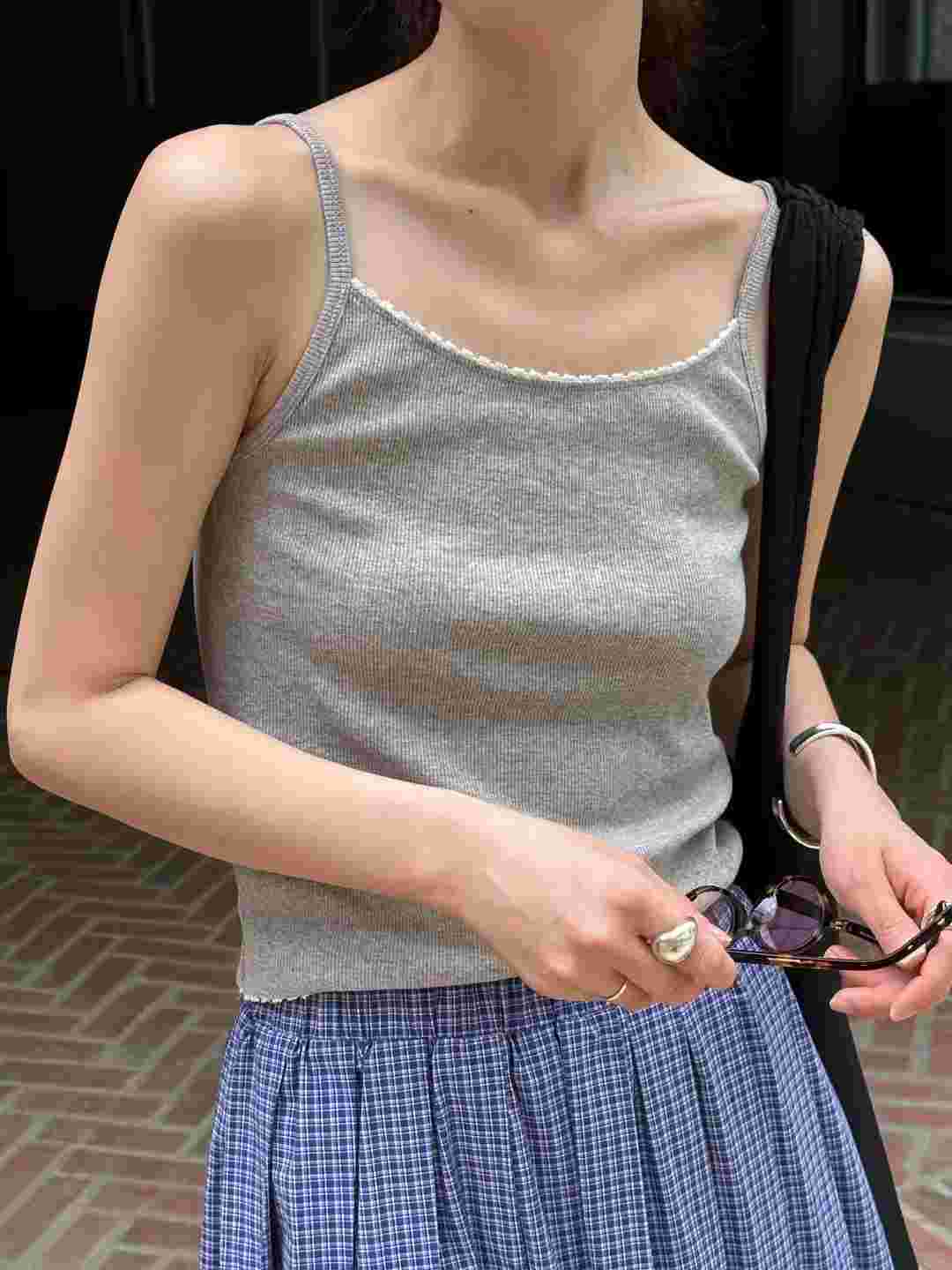 BABY PUSH-베이비푸시-T韓國直郵㊣女裝新品25春夏吊帶背心不含內搭BABY PUSH吊帶/背心