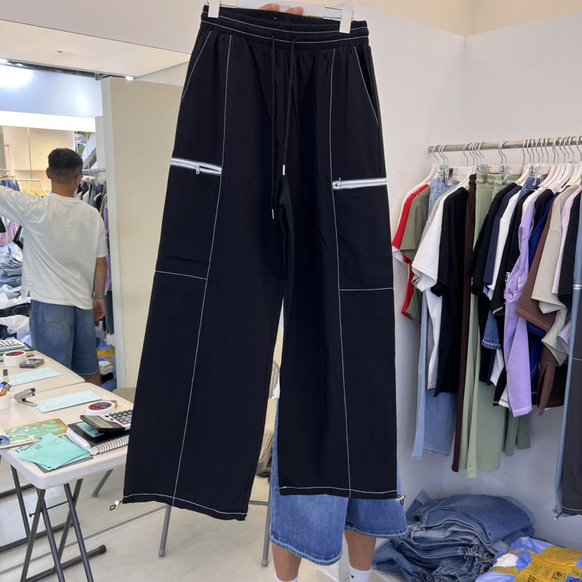 NON CLIP東大門㊣實拍女裝新款熱賣休閑職業真品休閑褲口袋NON CLIP休閑褲