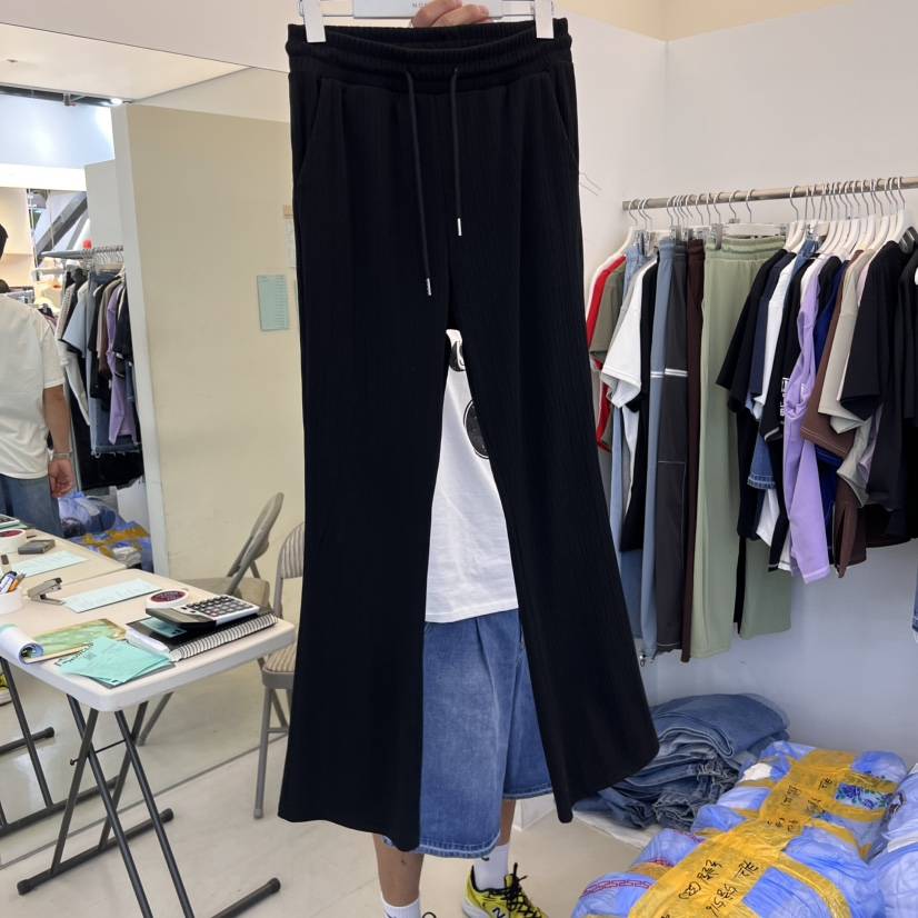 NON CLIP東大門㊣直郵女士新品職業25春夏休閑人氣休閑褲喇叭NON CLIP休閑褲