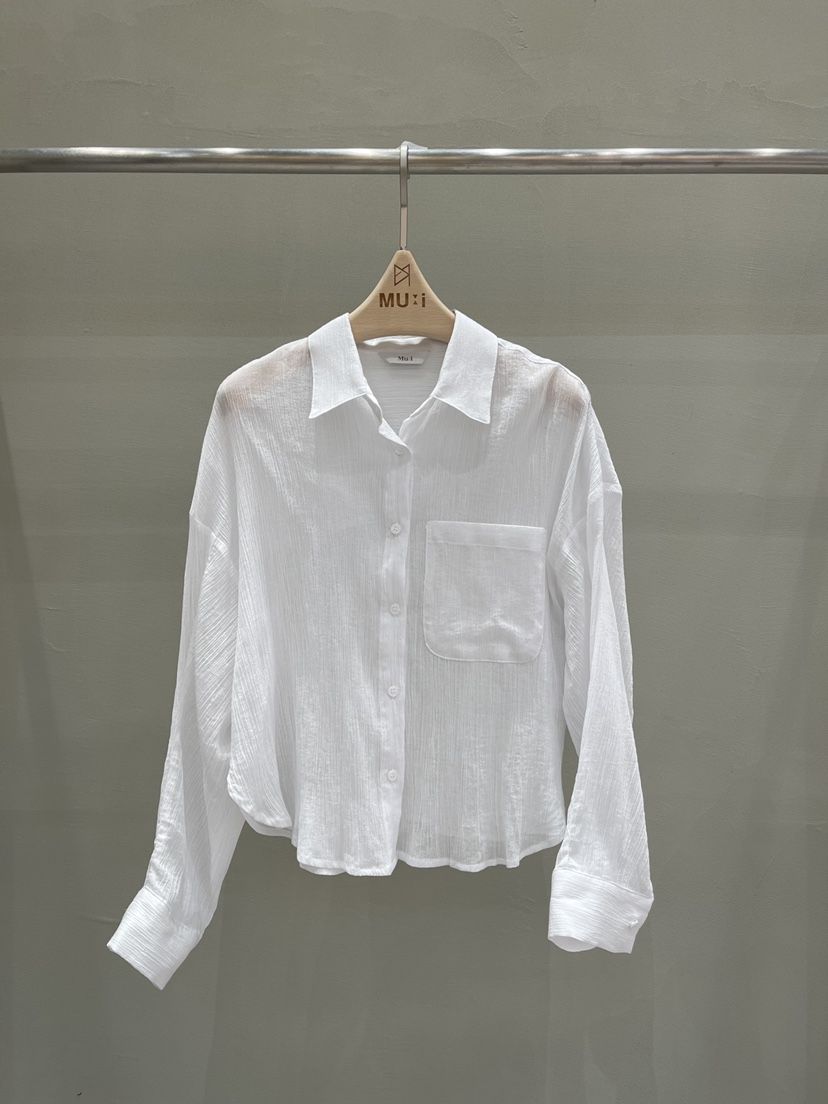 THE MUI東大門㊣代購女士新品休閑25春夏熱賣人氣襯衫蕾絲衫Mu:i-A襯衫/蕾絲衫