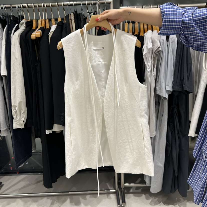 TREND SELLER/G東大門㊣代購女士新品推薦25春夏時尚馬甲G/TREND SELLER馬甲