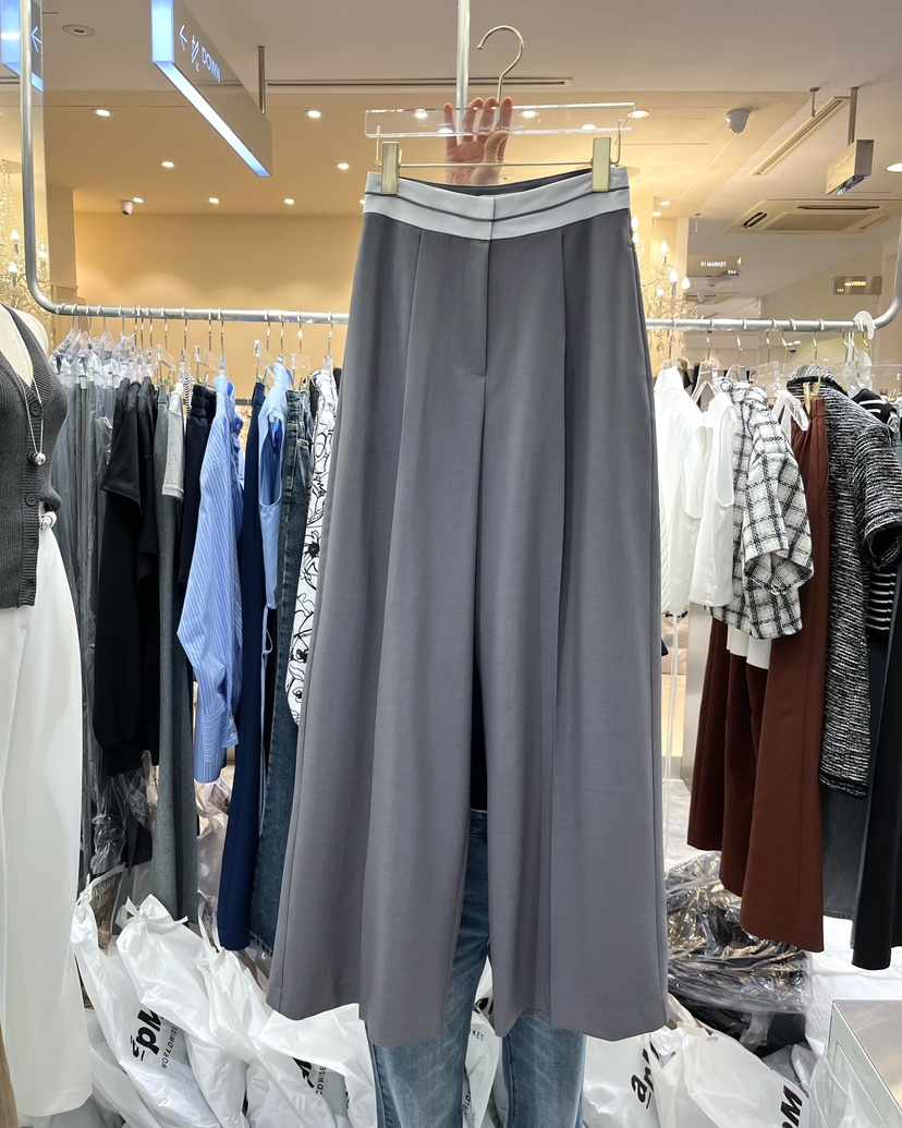 WORK SHOP東大門㊣直郵女士新品真品職業25春夏時尚休閑褲Work_shop休閑褲