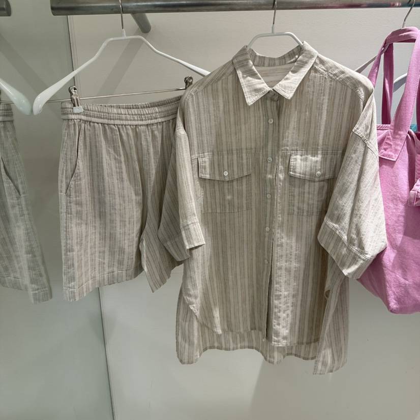 MARAN-P韓國代購㊣女士新品休閑推薦25春夏時尚職業套裝條紋MARAN套裝