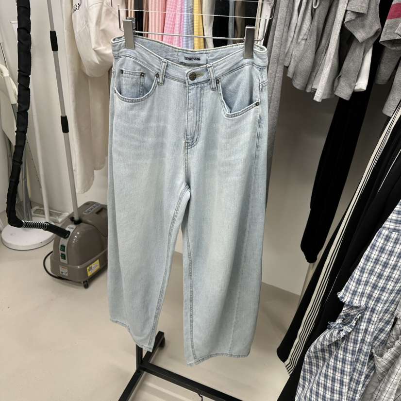 TOPDRESSING東大門㊣代購女裝新款25春夏推薦時尚人氣牛仔褲TOPDRESSING牛仔褲