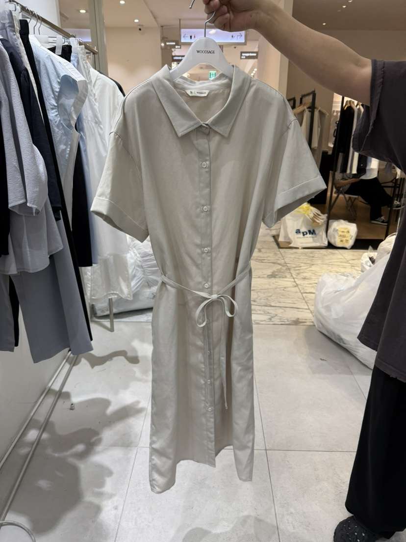 WOOD SAGE東大門㊣直郵女士新品真品休閑熱賣推薦25春夏連衣裙WOOD SAGE連衣裙