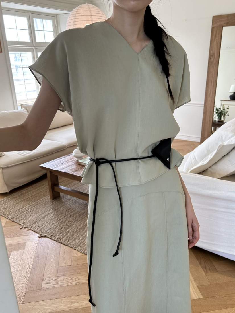 ME MO東大門㊣實拍女士新款時尚職業推薦襯衫蕾絲衫不含腰帶ME MO襯衫/蕾絲衫