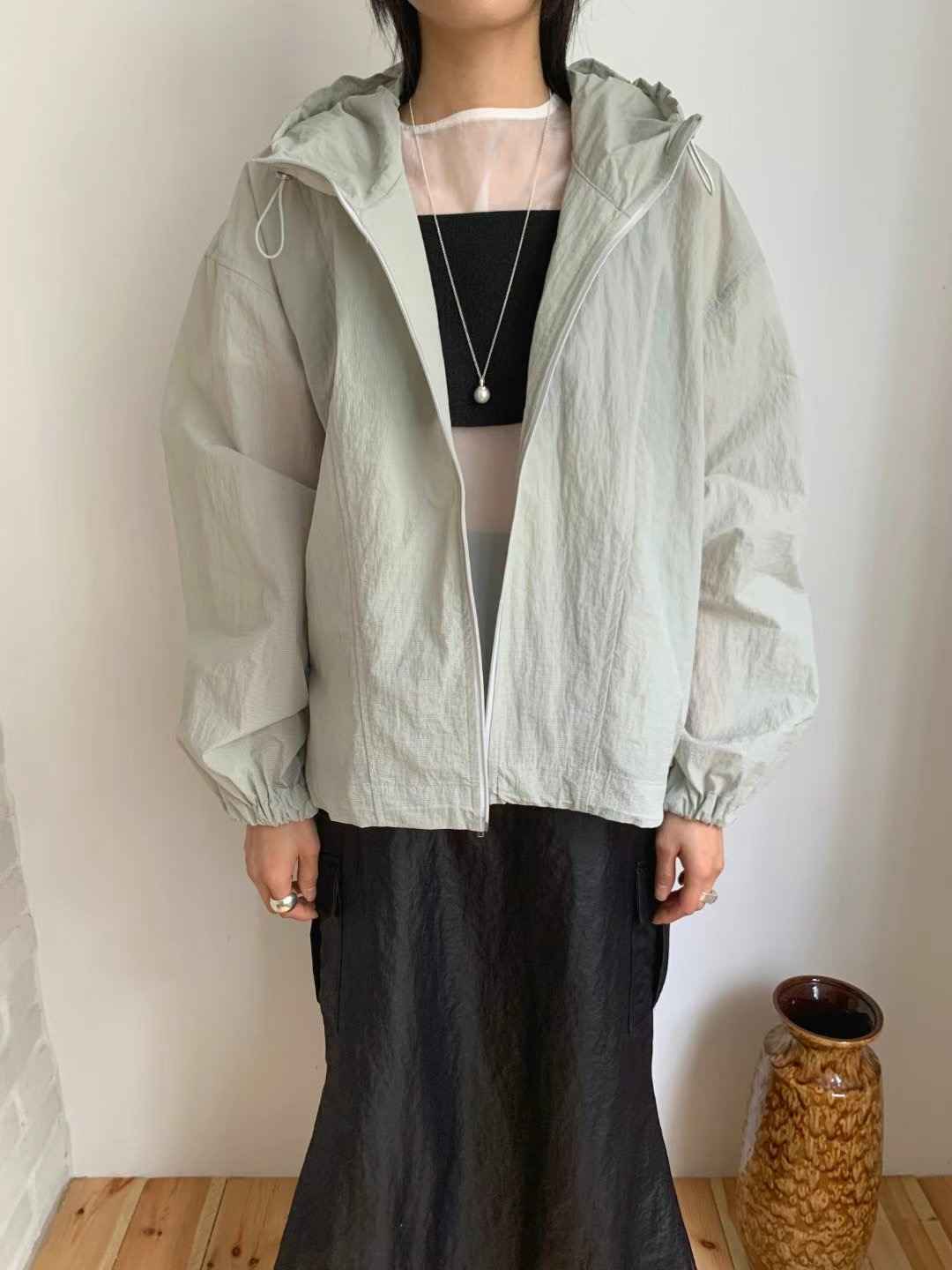 US韓國直郵㊣女裝新款真品推薦熱賣職業25春夏休閑時尚夾克JANEMORIS夾克