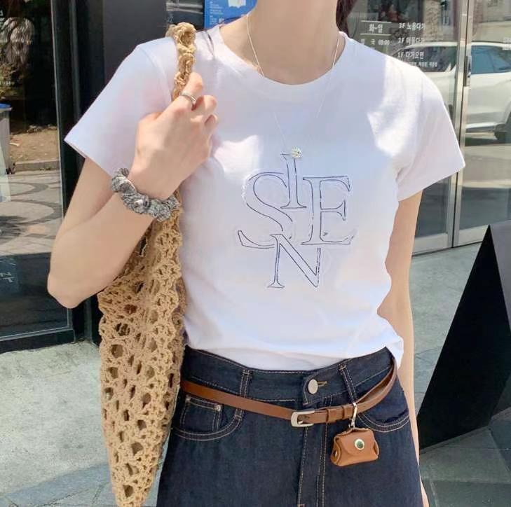 SIENNE-T東大門㊣代購女裝新款職業人氣熱賣休閑25春夏T恤修身SIENNE-TT恤
