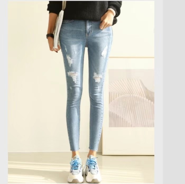 FLY DENIM東大門㊣實拍女士新款真品職業時尚人氣熱賣牛仔褲FLY DENIM牛仔褲