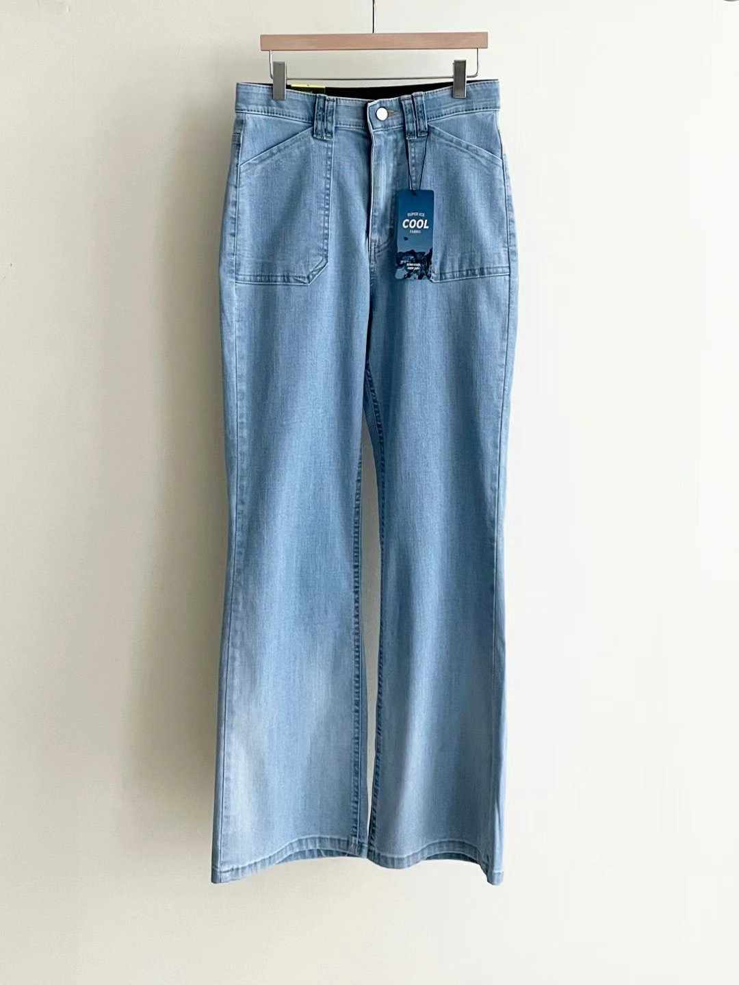 FLY DENIM韓國代購㊣女士新品推薦人氣25春夏熱賣牛仔褲口袋FLY DENIM牛仔褲
