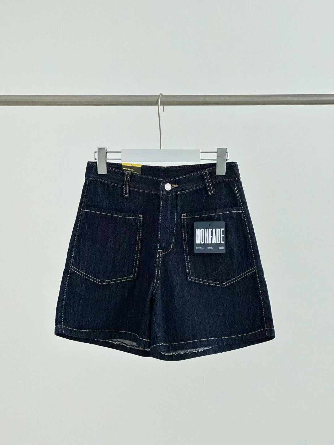 FLY DENIM韓國代購㊣女裝新品25春夏推薦休閑時尚短褲口袋FLY DENIM短褲
