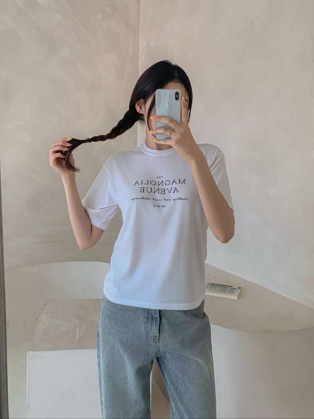 JOY-조이-T東大門㊣代購女裝新款職業真品時尚25春夏人氣T恤JOY-조이-TT恤