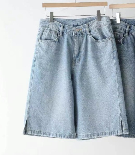 FLY DENIM東大門㊣代購女士新品熱賣真品推薦25春夏短褲腰帶FLY DENIM短褲