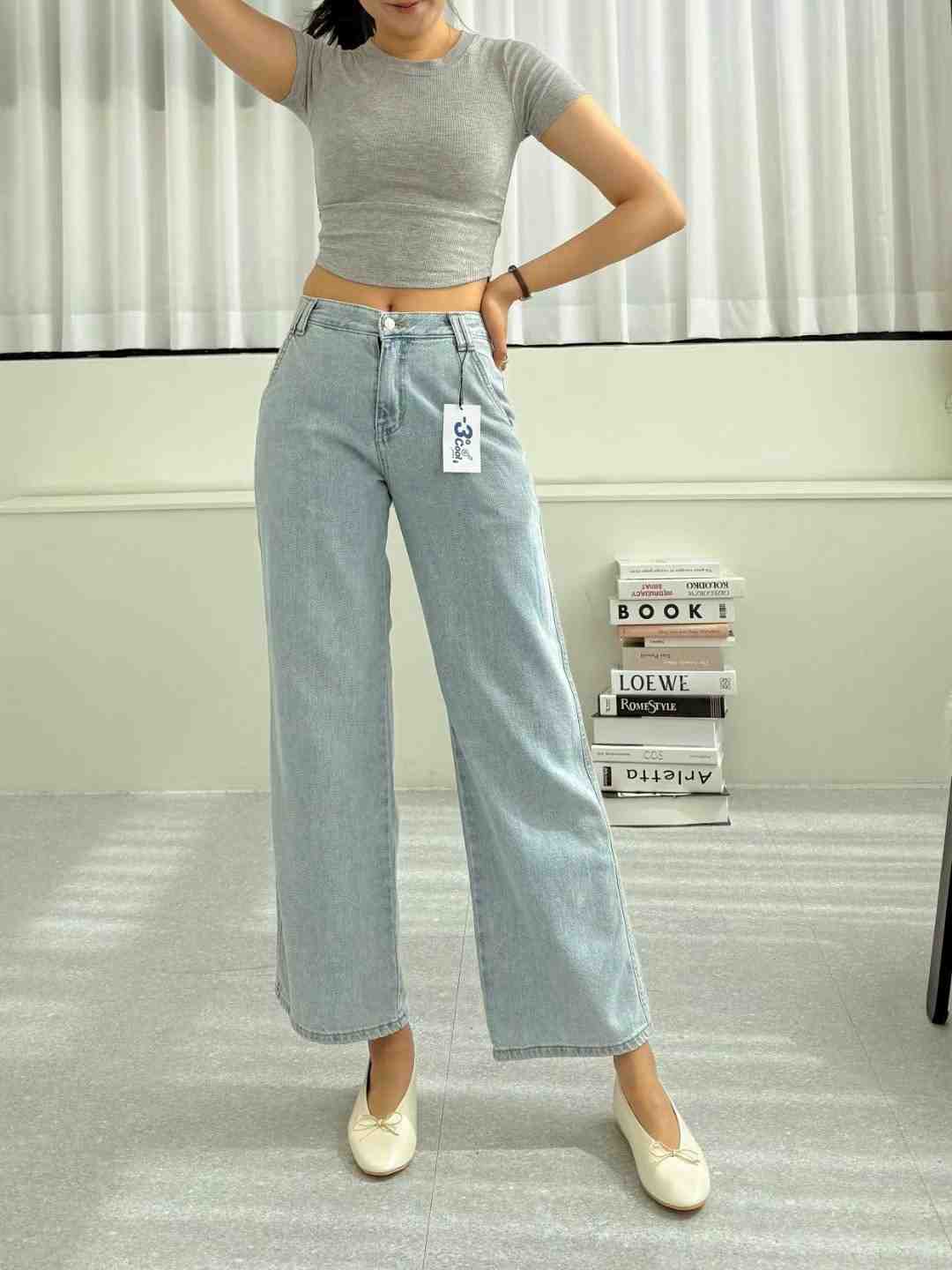 FLY DENIM東大門㊣代購女裝新款職業時尚推薦休閑熱賣牛仔褲FLY DENIM牛仔褲