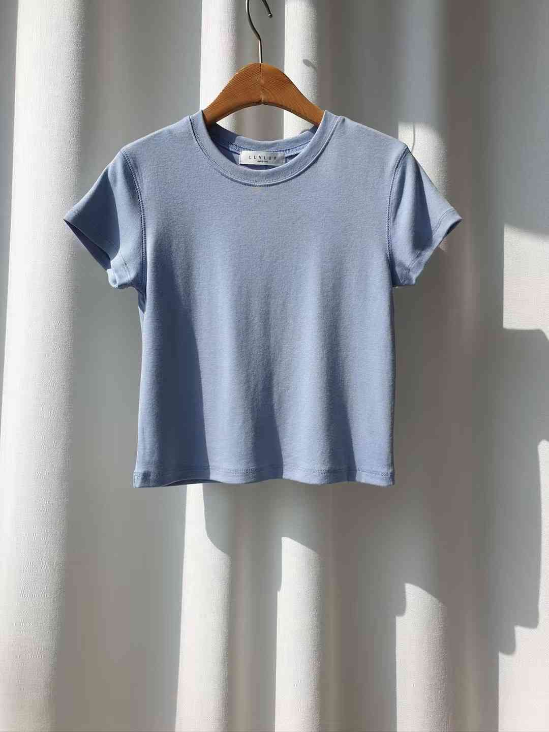 LUVLUV-럽럽-OT東大門㊣代購女士新品25春夏熱賣推薦真品T恤LUVLUV-럽럽-OTT恤