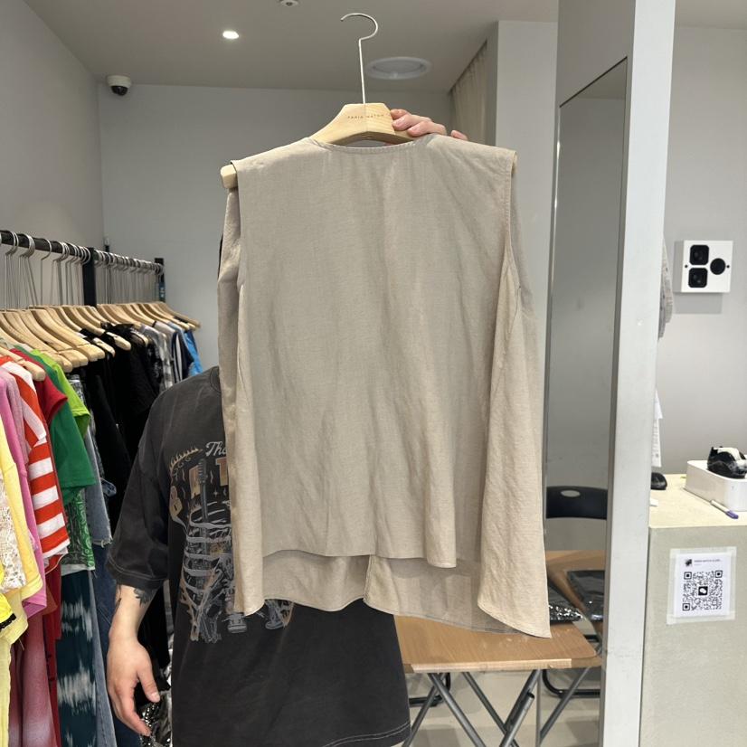 PARIS MATCH韓國代購㊣女裝新品人氣時尚25春夏推薦吊帶背心PARIS MATCH吊帶/背心