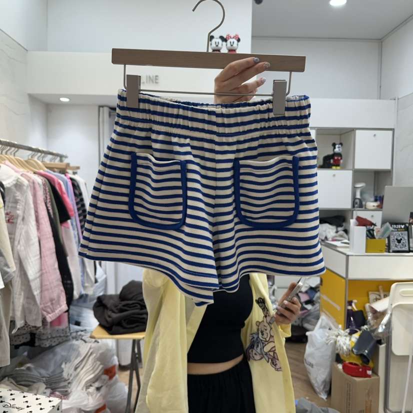 DE LINE韓國代購㊣女裝新品真品熱賣人氣職業推薦休閑短褲DE LINE短褲
