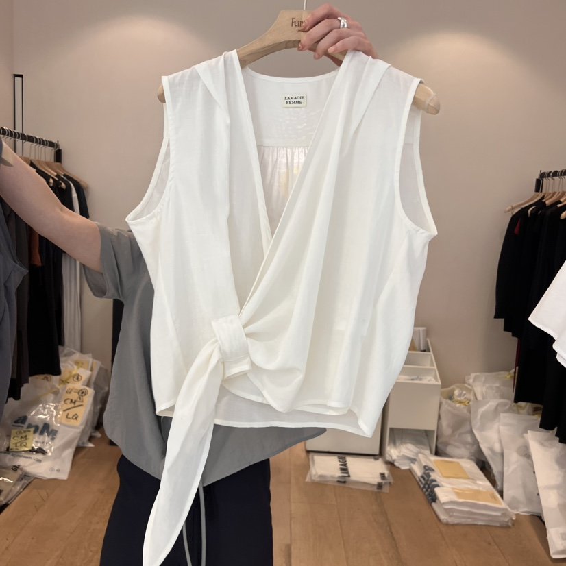 LA MAGIE FEMME東大門㊣直郵女裝新品25春夏人氣吊帶背心Lamagie Femme吊帶/背心