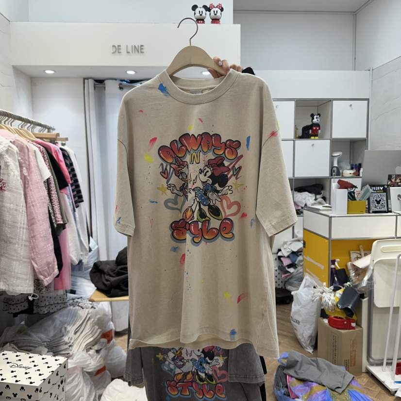DE LINE東大門㊣直郵女士新品人氣休閑熱賣時尚25春夏真品T恤DE LINET恤