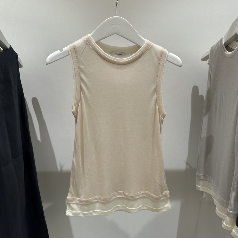 HELVETICA東大門㊣實拍女士新品真品25春夏休閑吊帶背心喇叭HELVETICA吊帶/背心