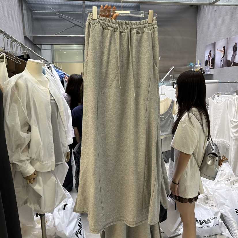 UOOV韓國代購㊣女裝新款25春夏人氣推薦時尚熱賣真品職業長裙UOOV長裙