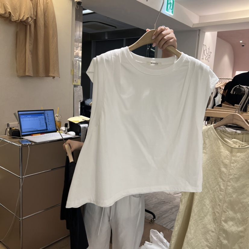 W AND J東大門㊣代購女裝新品人氣休閑推薦職業熱賣25春夏T恤W AND JT恤
