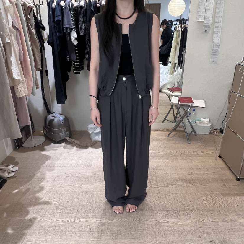 W AND J韓國直郵㊣女士新品休閑時尚職業25春夏套裝兩件套W AND J套裝