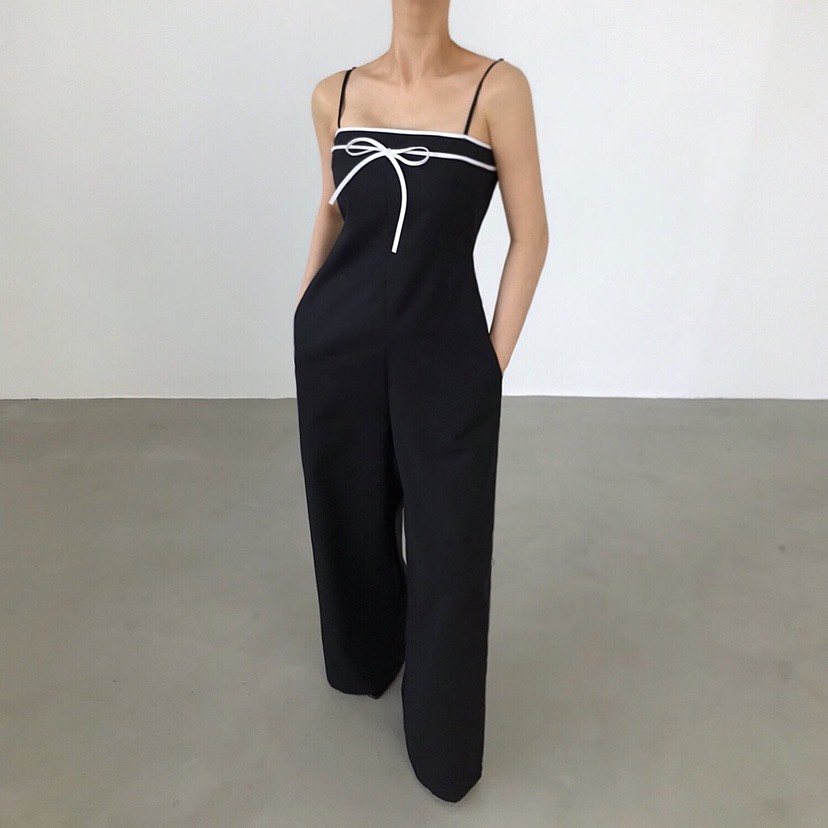 2TWO MOON韓國代購㊣女裝新品推薦真品25春夏熱賣休閑連體褲2TWO MOON連體褲