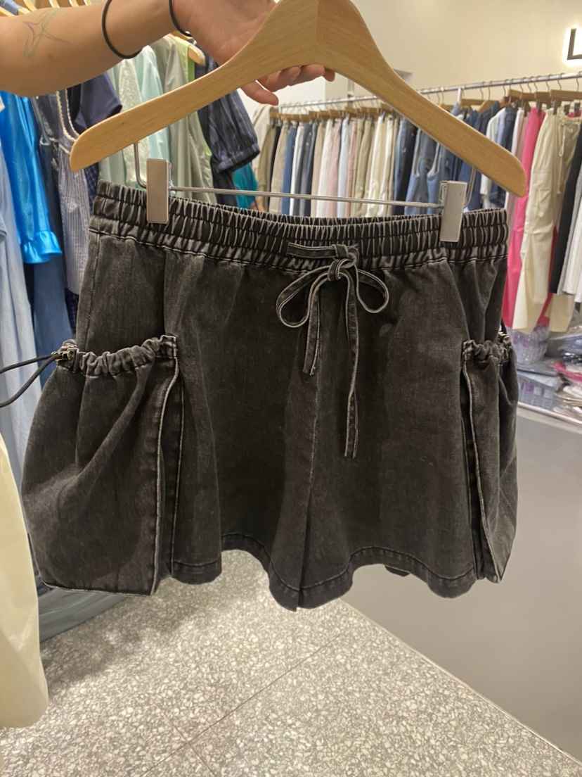 SOF韓國代購㊣女裝新款職業25春夏人氣時尚真品熱賣短褲口袋SOF短褲