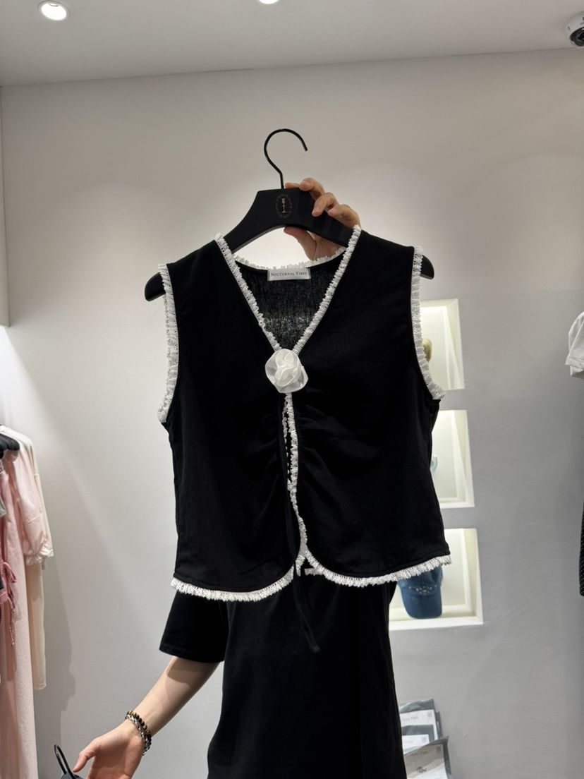 NOCTURNAL VIBE東大門㊣實拍女裝新品真品職業休閑吊帶背心NOCTURNAL VIBE吊帶/背心