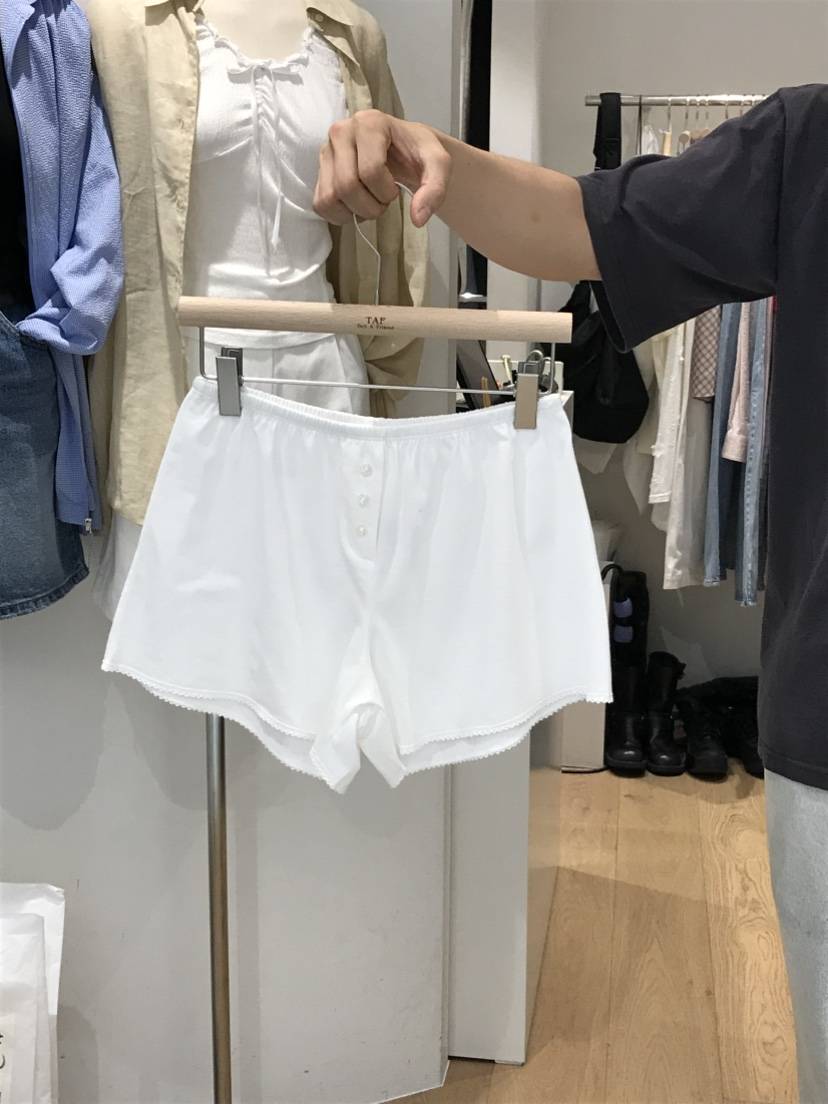 TAF韓國代購㊣女士新品時尚熱賣推薦25春夏人氣休閑短褲蕾絲TAF短褲