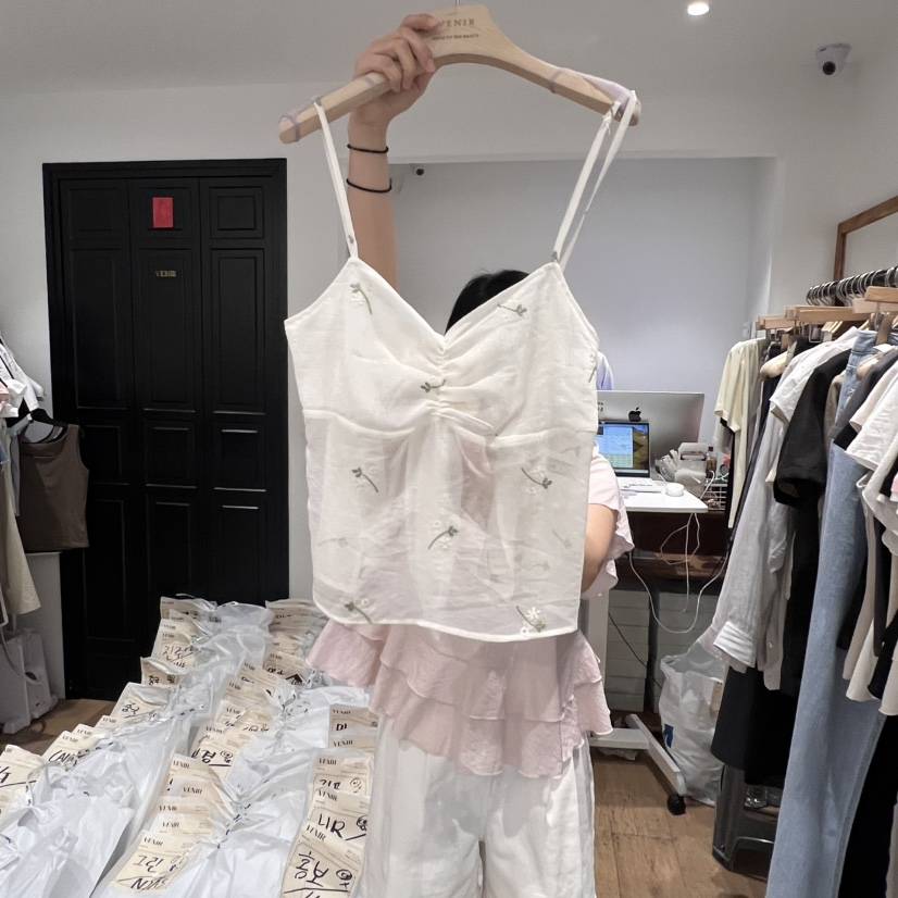 VENIR-a東大門㊣直郵女裝新品熱賣時尚休閑吊帶背心柔軟緊身VENIR-a吊帶/背心