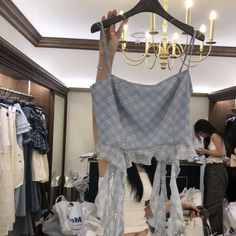 VIRKIN韓國代購㊣女裝新品真品25春夏職業時尚休閑吊帶背心VIRKIN吊帶/背心