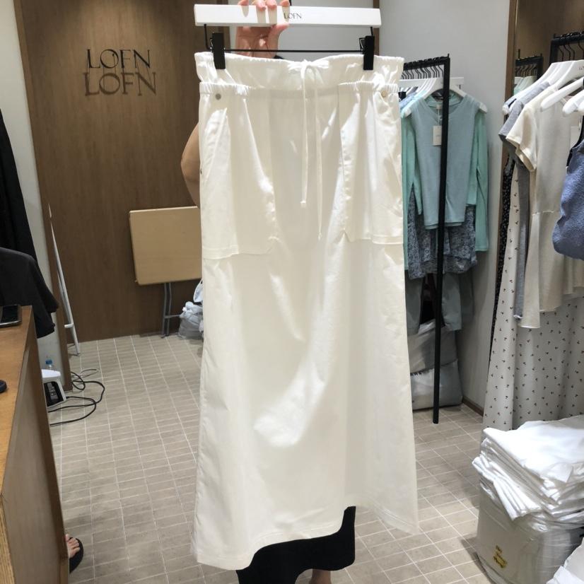 LOFN東大門㊣代購女士新品熱賣推薦職業25春夏半身裙中短裙LOFN半身裙/中短裙