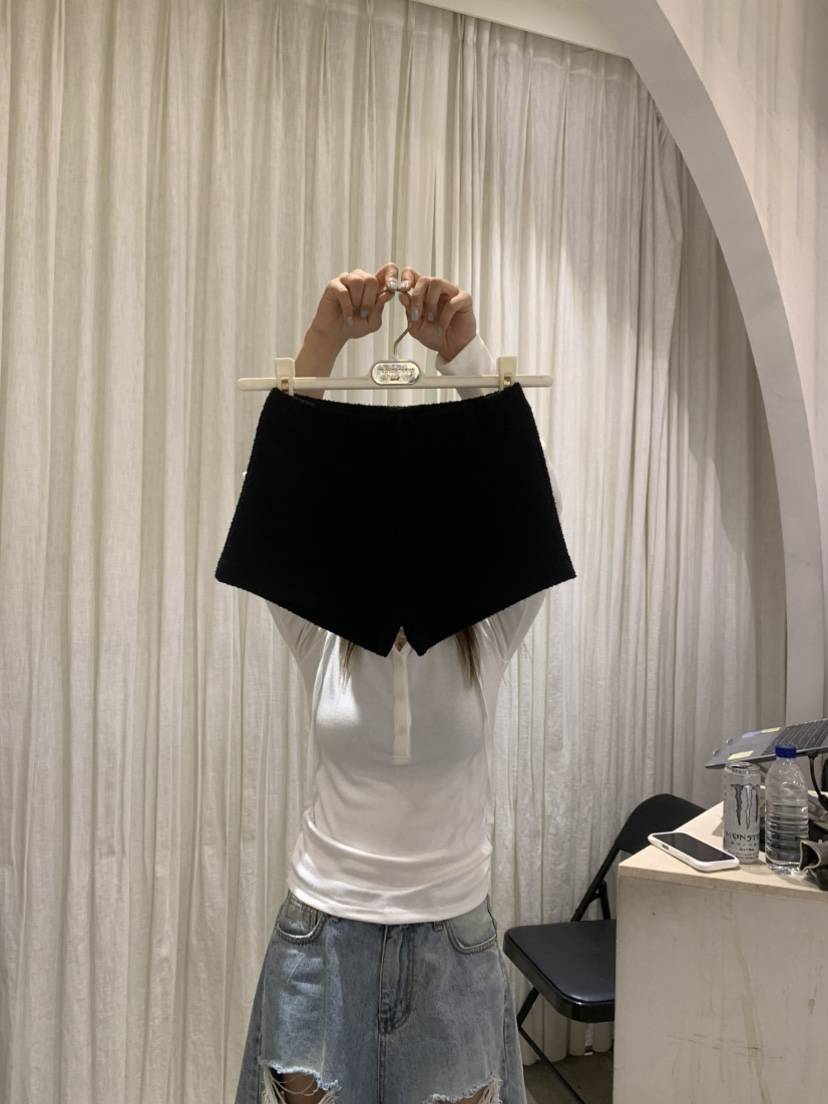 PAPERMOON東大門㊣直郵女士新品25春夏熱賣職業真品短褲修身paper moon短褲