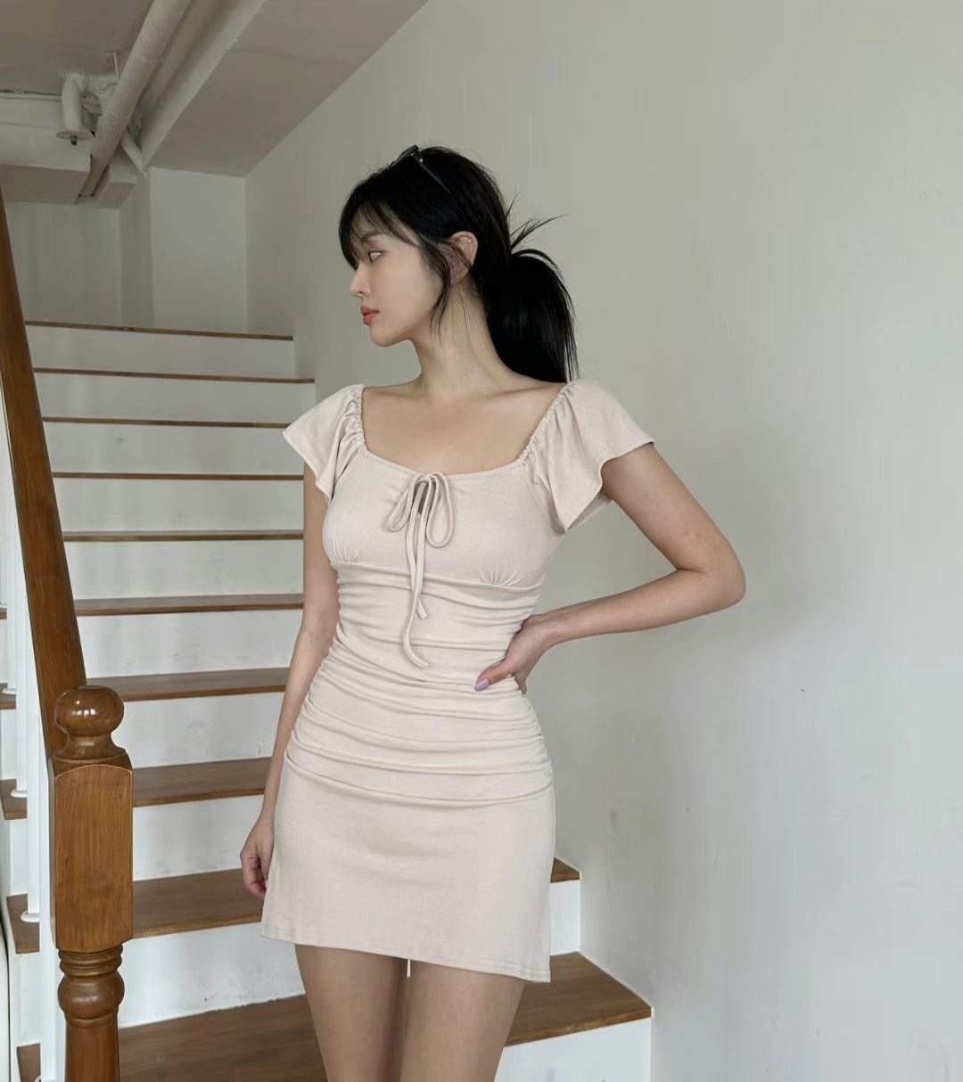 BLUESTAR東大門㊣實拍女士新款熱賣職業人氣休閑25春夏連衣裙BLUESTER連衣裙