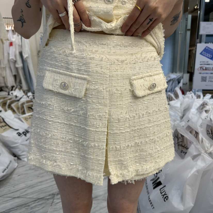 FOUNDATION東大門㊣直郵女裝新款時尚人氣真品25春夏推薦裙褲FOUNDATION裙褲