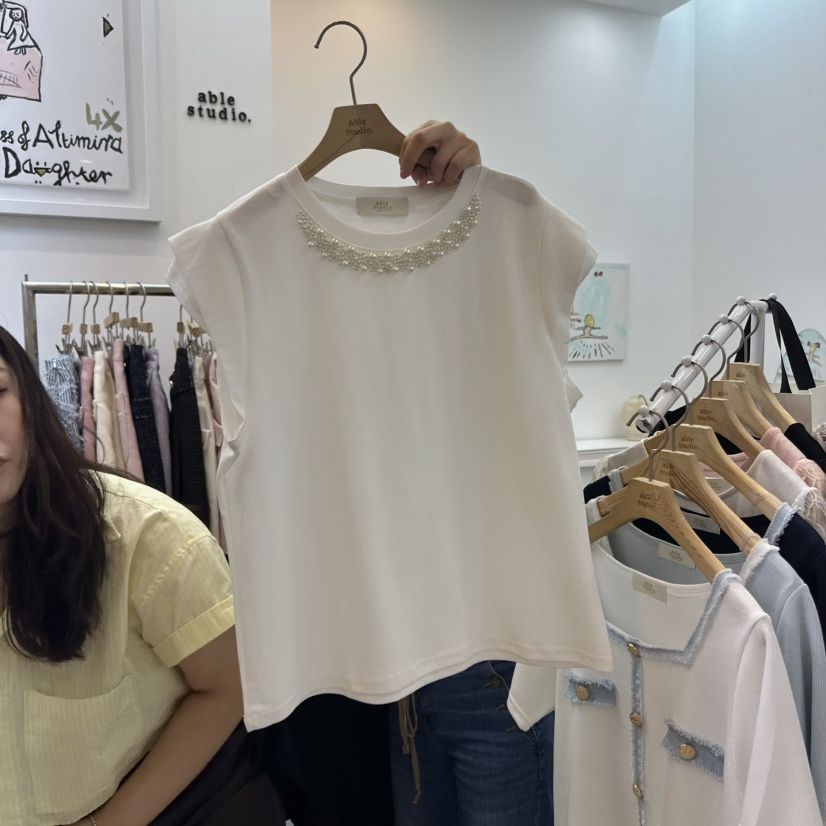 ABLESTUDIO韓國代購㊣女裝新品推薦25春夏時尚真品吊帶背心ABLE STUDIO吊帶/背心