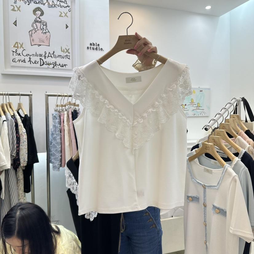 ABLESTUDIO東大門㊣實拍女裝新款25春夏人氣職業真品吊帶背心ABLE STUDIO吊帶/背心