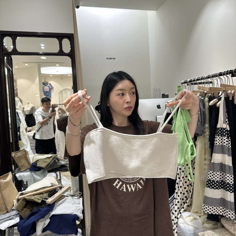THEMORYPARK東大門㊣代購女裝新款時尚人氣真品熱賣吊帶背心THE MORY PARK吊帶/背心